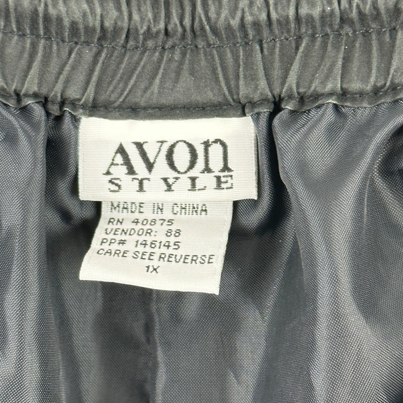 Avon Style Athletic Pants Womens 1X Black - Picture 3 of 10